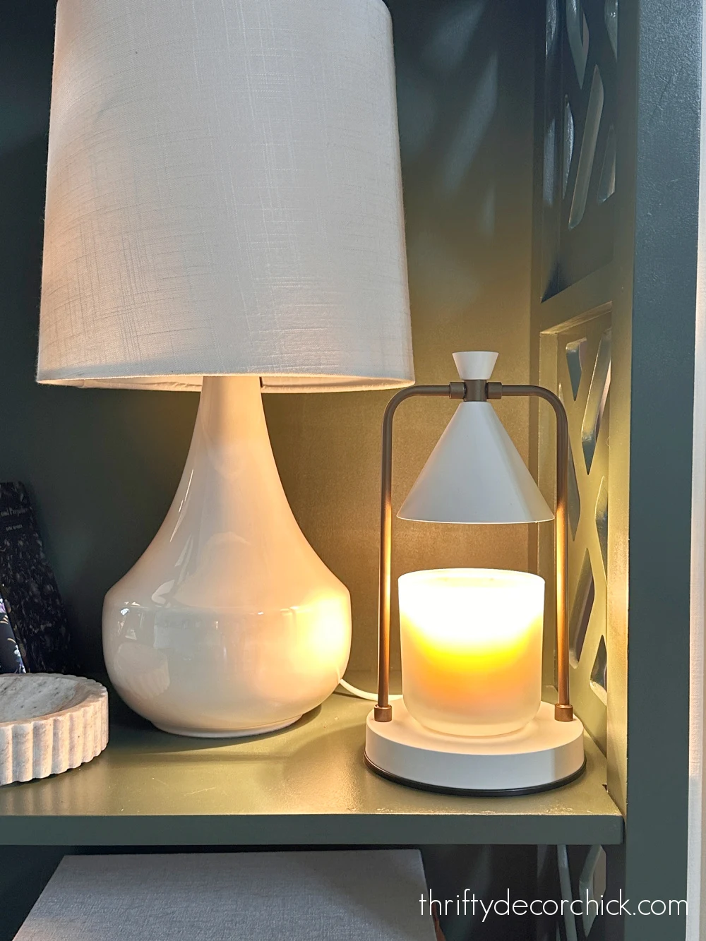 modern candle warmer